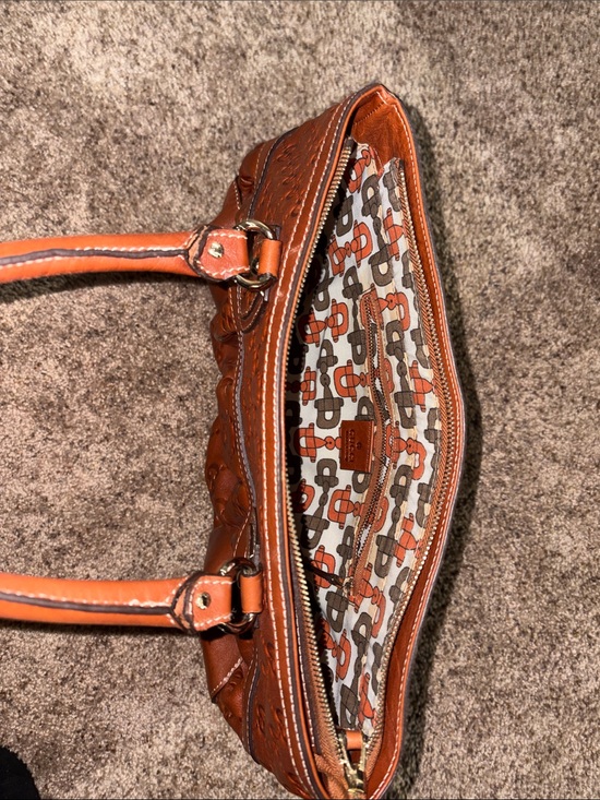 Brown Gucci Leather Tote Bag
